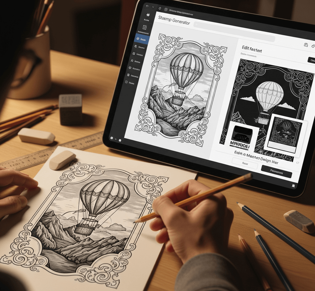 Design Customize Stamp Design Seal